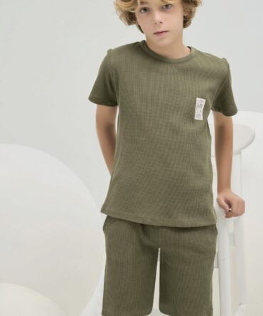Домашний костюм Sevim (Zey Zey) на мальчика (8841) хаки. Есть подросток