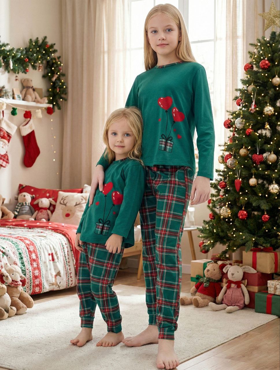 Пижама Sevim (Zey Zey) на девочку (8907) клетка. Есть подросток